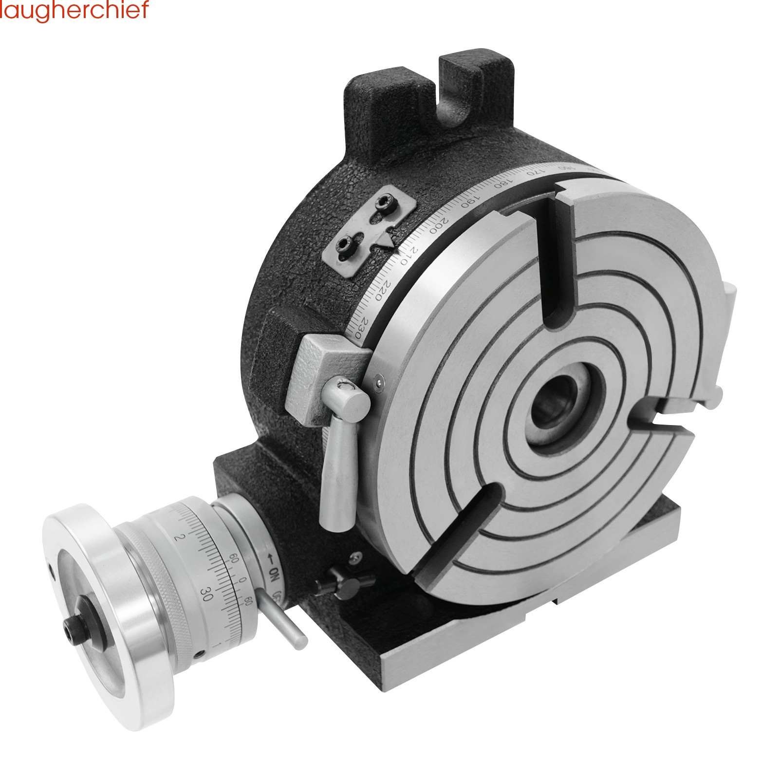 Precision-Adjustable Rotary Table, 3 T-Slots Rotary Table for Milling Machine