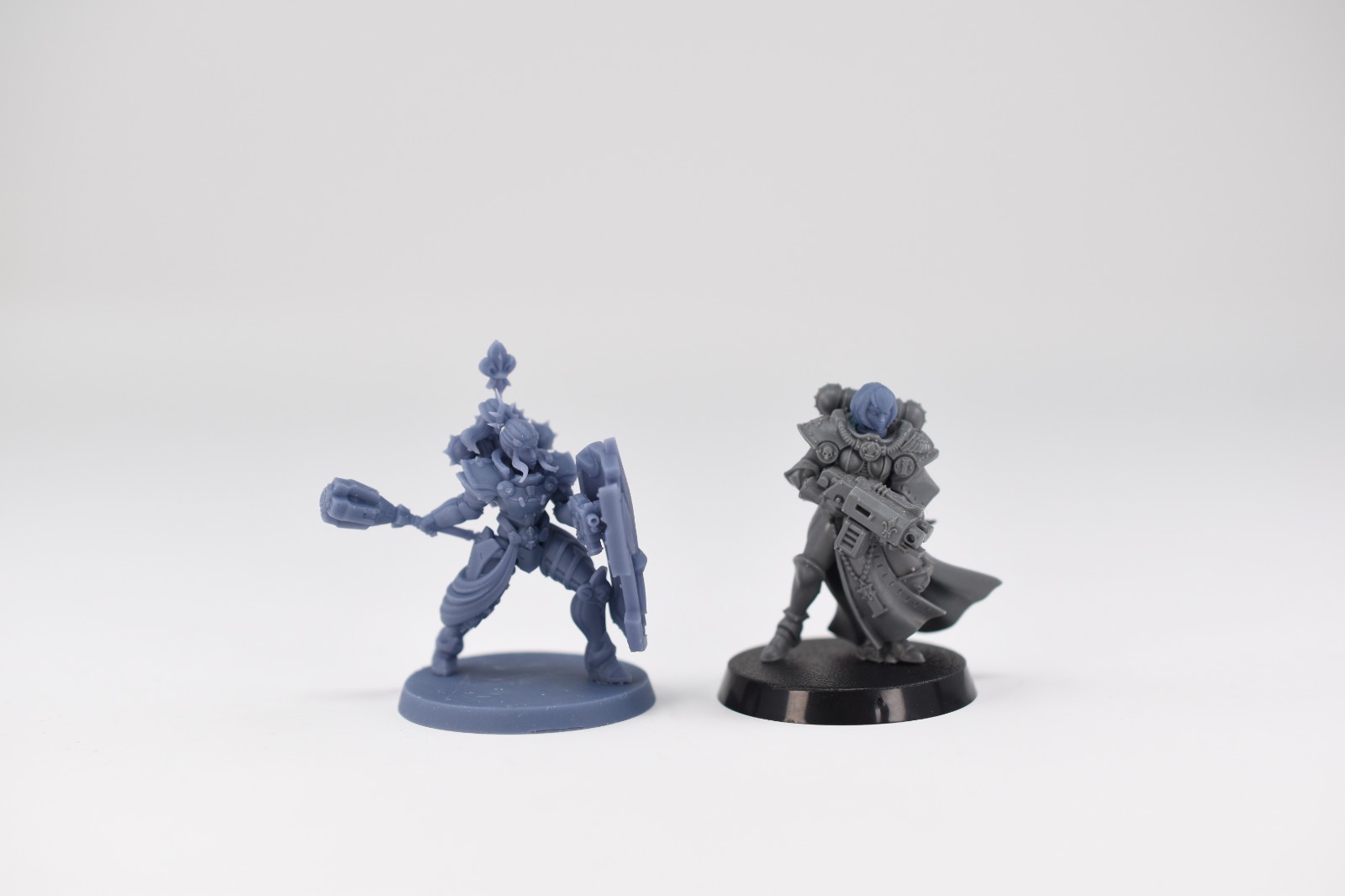 Space Nuns Sister Brigitte miniature by Minigames Miniatures. 28-32mm print