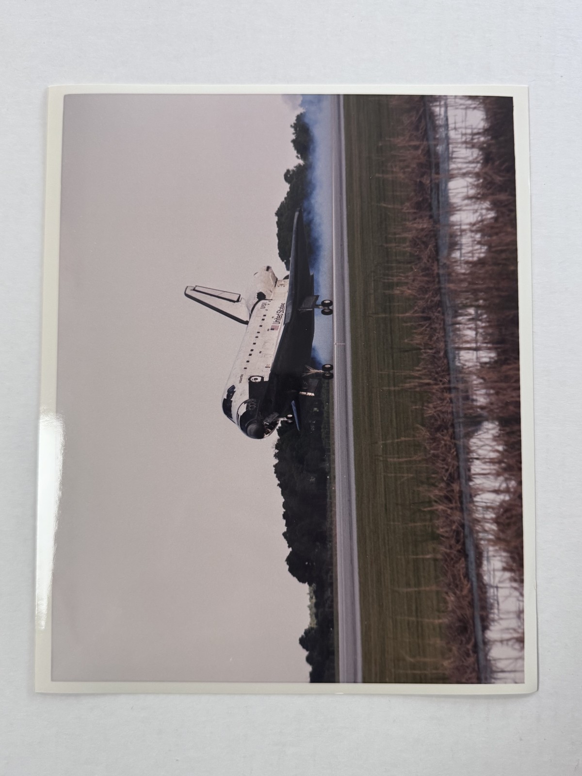 NASA STS-79 Atlantis Touchdown at Shuttle Landing Facility Press Photo B