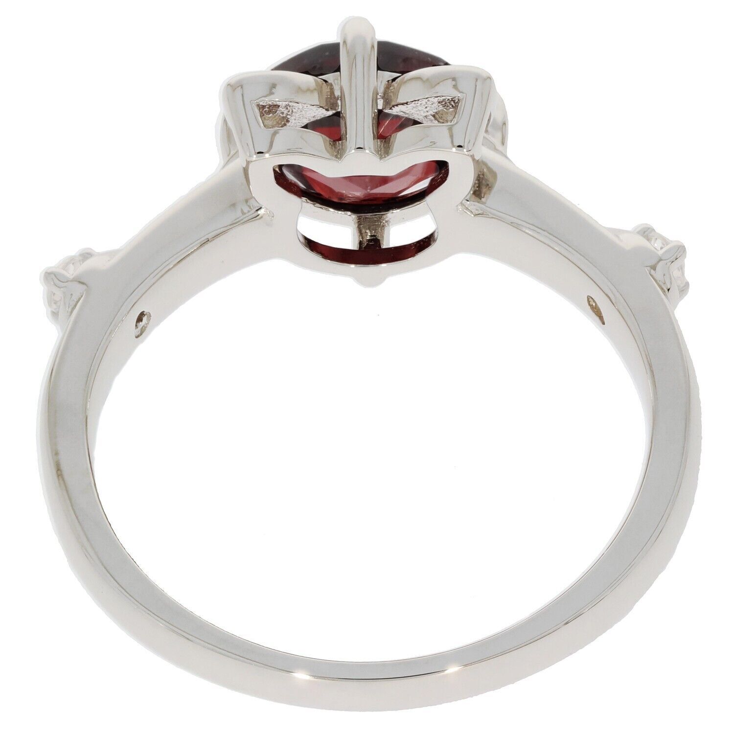 Sterling Silver Semi Mount Ring Setting Round RD 8x8mm Topaz