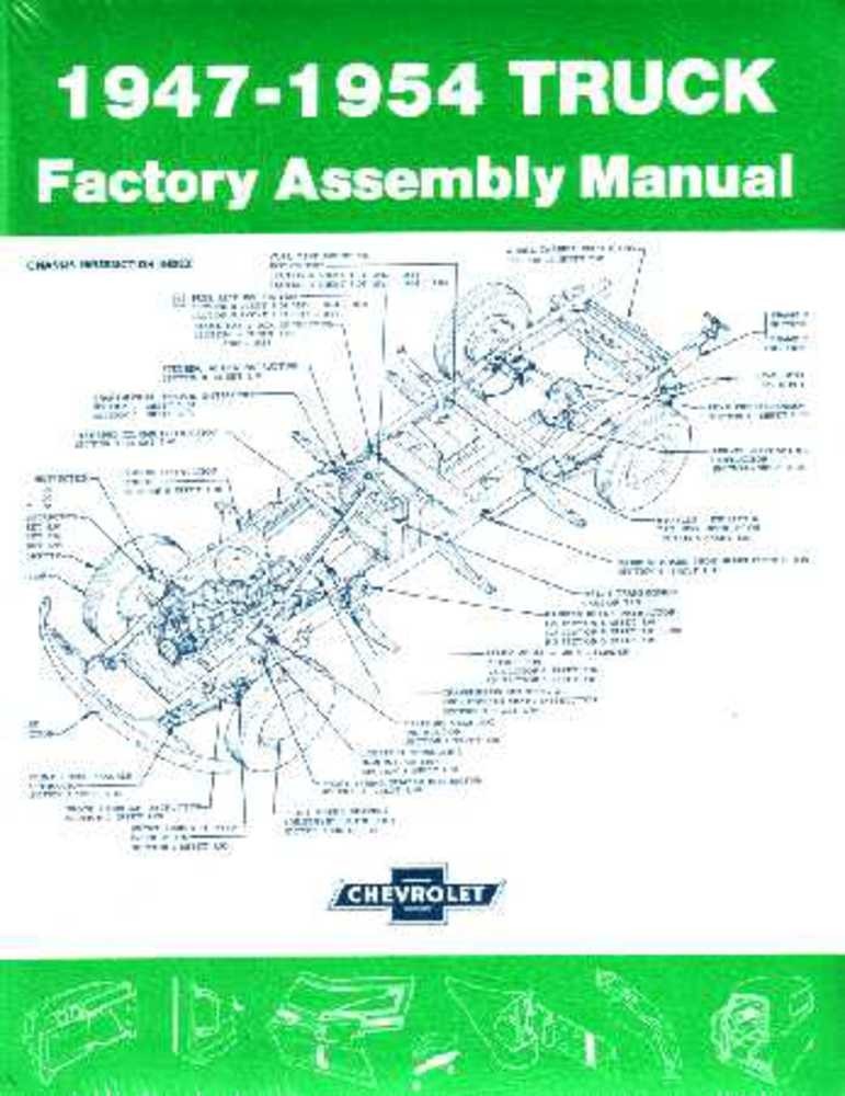 1947-1954 Chevrolet Truck All Models Factory Shop Service Manual