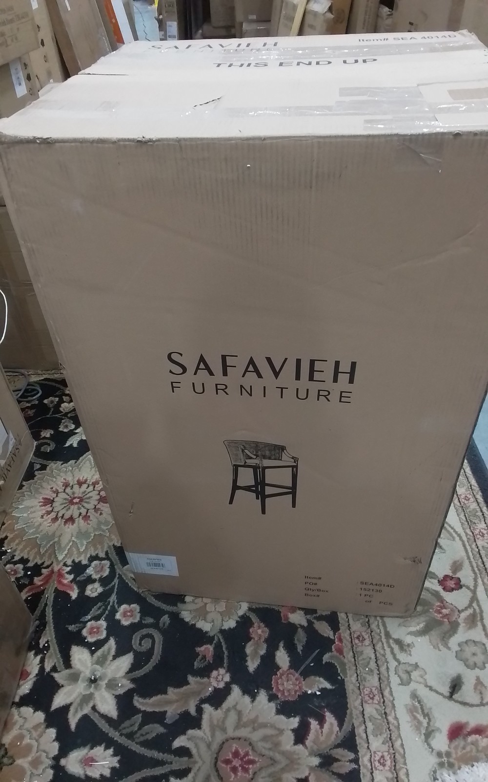 Safavieh BRANDO BARSTOOL, Reduced Price 2172768304 SEA4014D