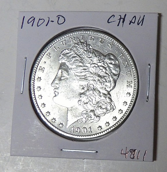 Choice AU 1901-O Morgan Silver Dollar About Uncirculated New Orleans (9725)