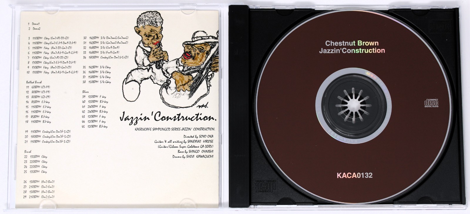 Kaeru Cafe Chestnut Brown Jazzin' Construction Sample/Sound Library/Sampling CD