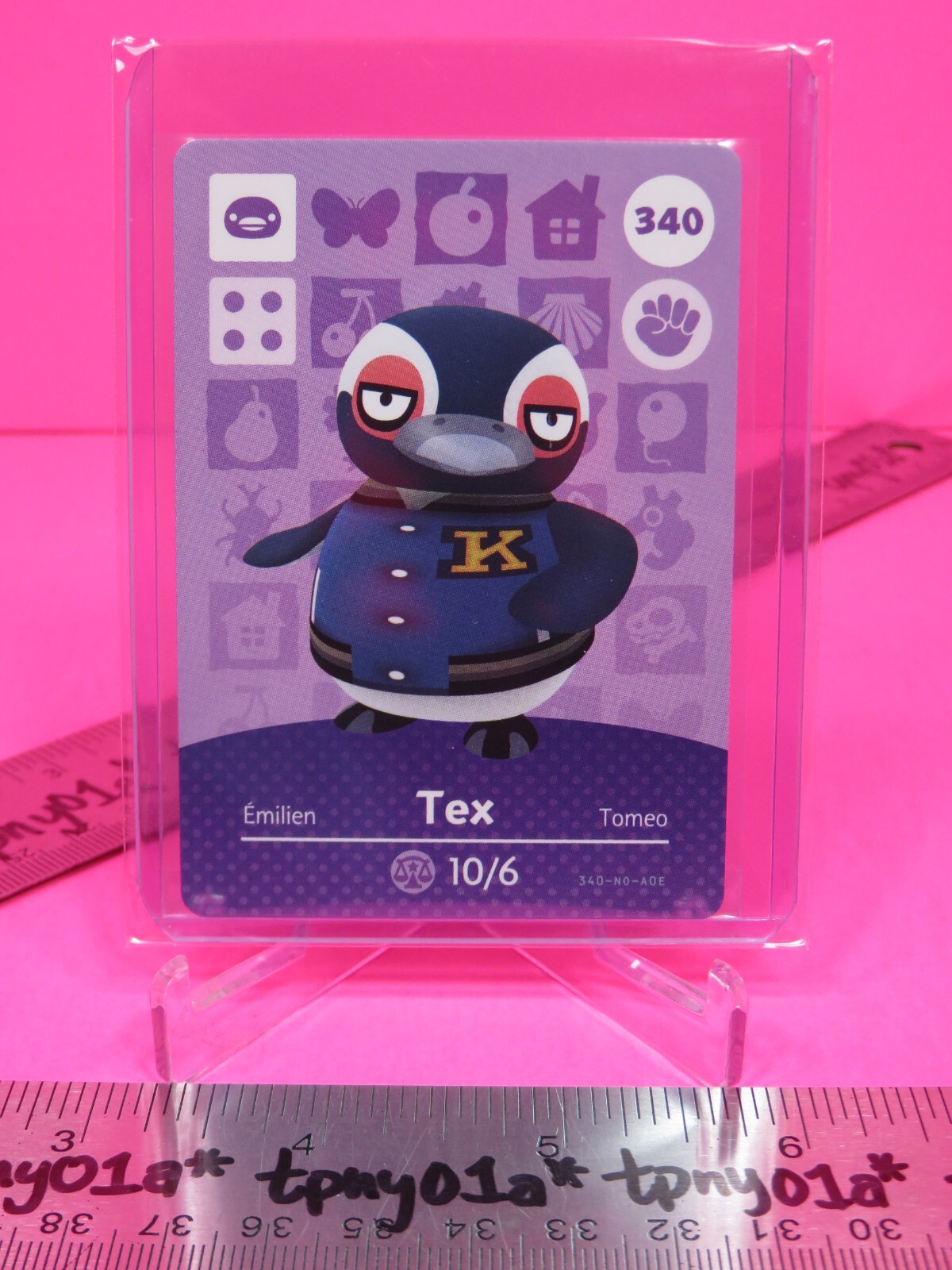 TEX #340 AUTHENTIC US PACK FRESH Animal Crossing Series 4 Amiibo Card 📦BOXWT