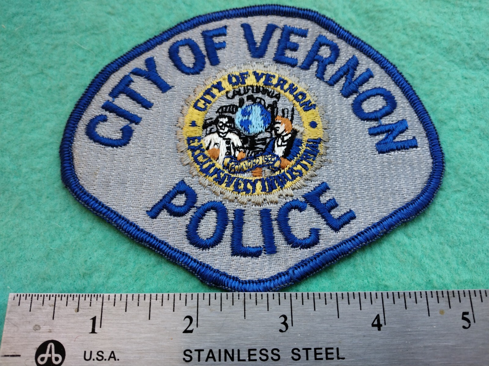 Vintage City Of Vernon California Police department Uniform  Patch