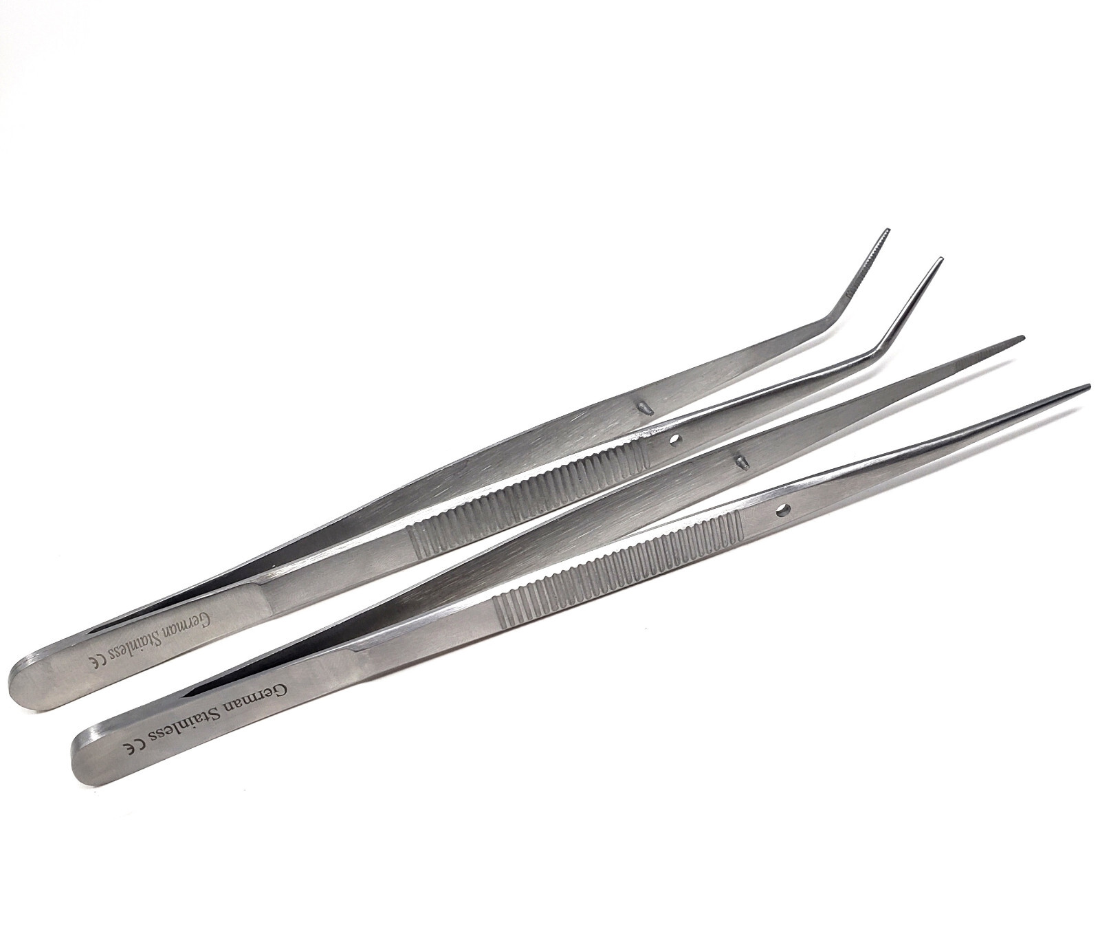 2 Machine Sewing Tweezers all Steel, Bent Perfect for Industrial and Home Sewing
