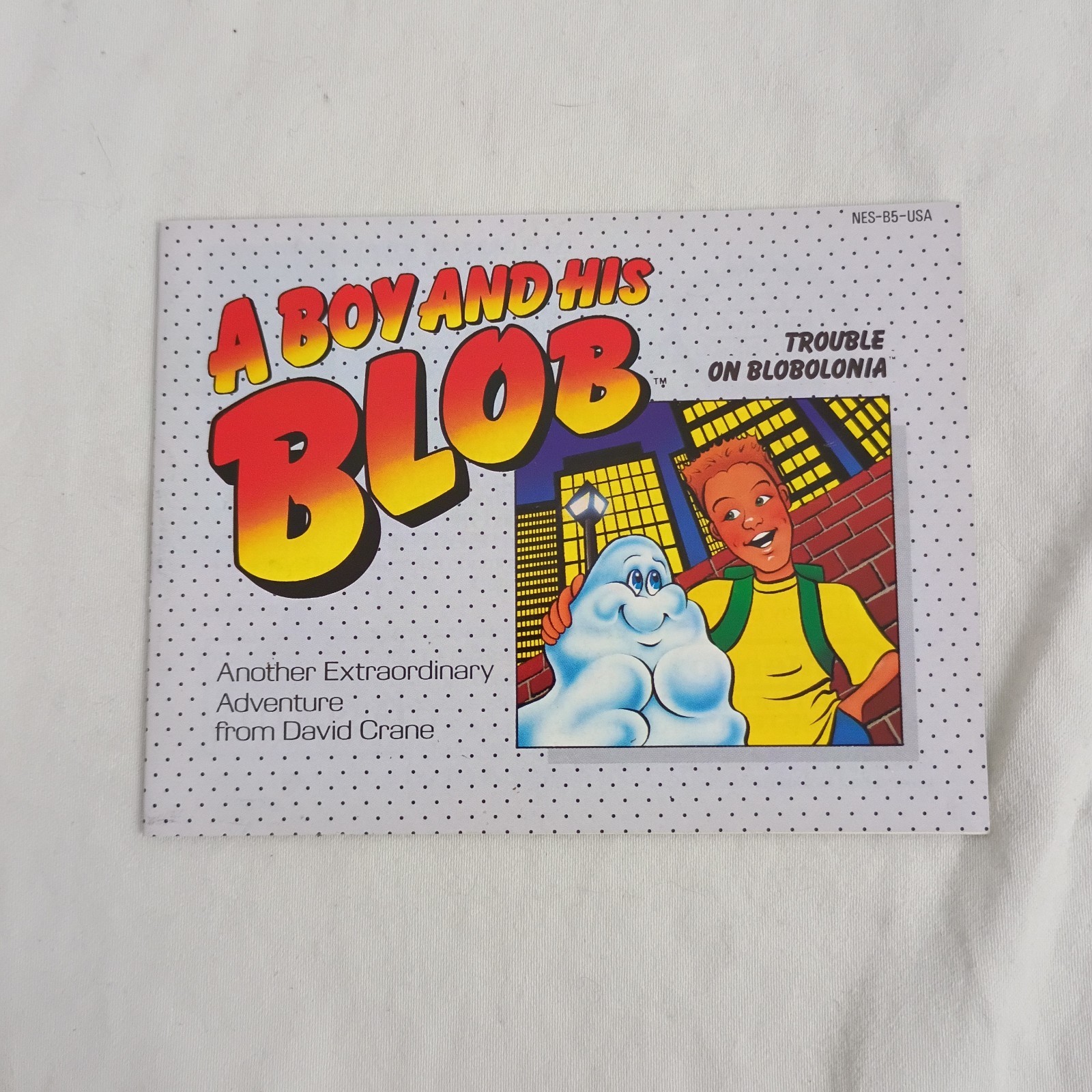 A Boy & His Blob Original Manual (Nintendo | NES) (Authentic) - 1990