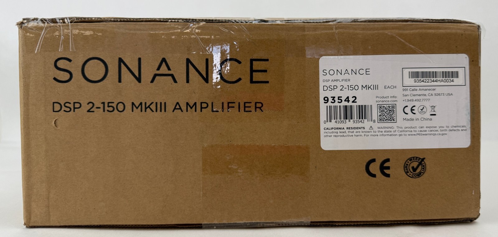 Sonance DSP 2-150 MKIII AMP 300W 2.0-Ch. Multi Channel Amplifier With DSP - OB