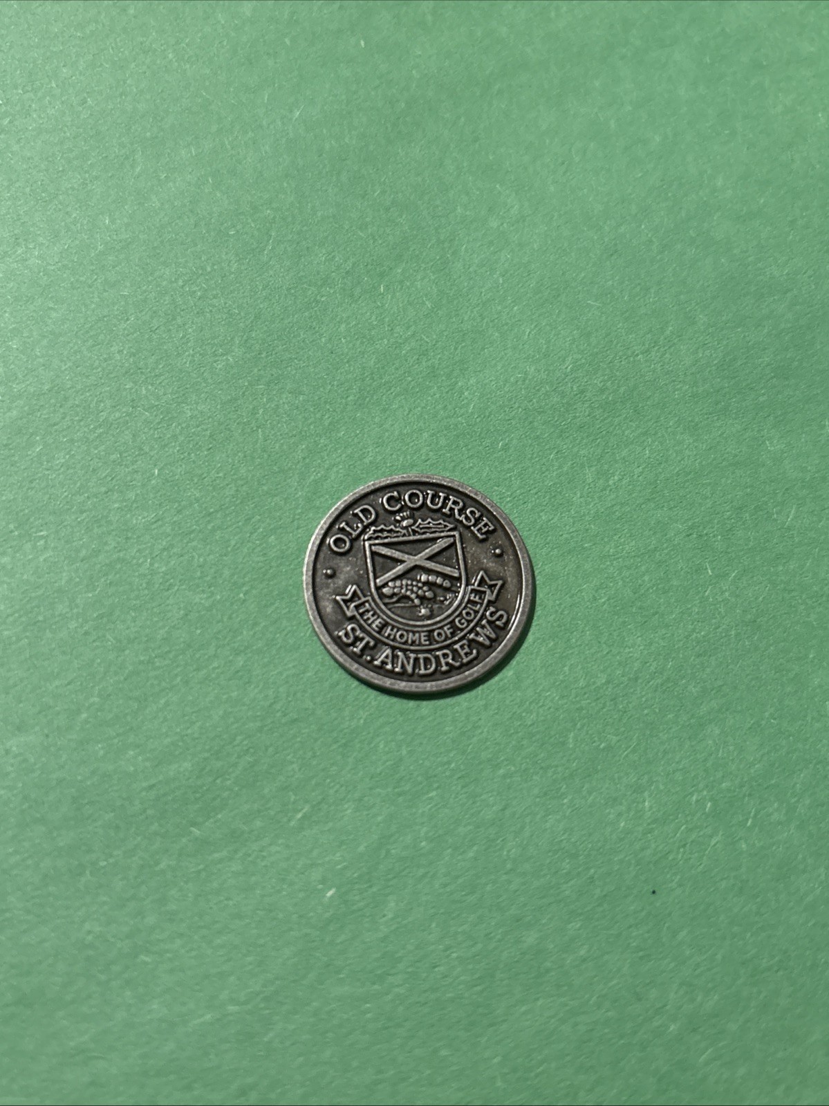 St. Andrew’s Golf Links - THE OLD COURSE - Coin Ball Marker 1” - RARE Top 100