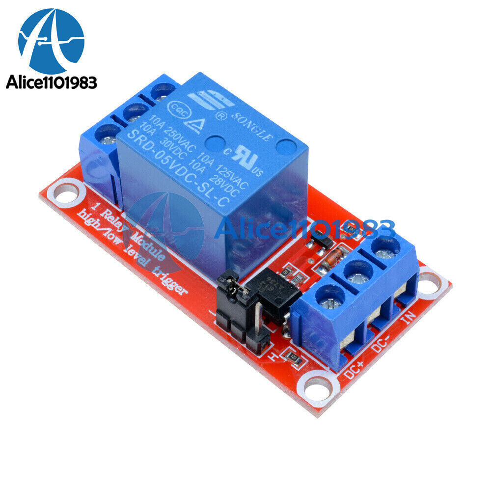 5V/9V/12V/24V 1/2/4 Channel Relay +Optocoupler Support High Low Level Trigger