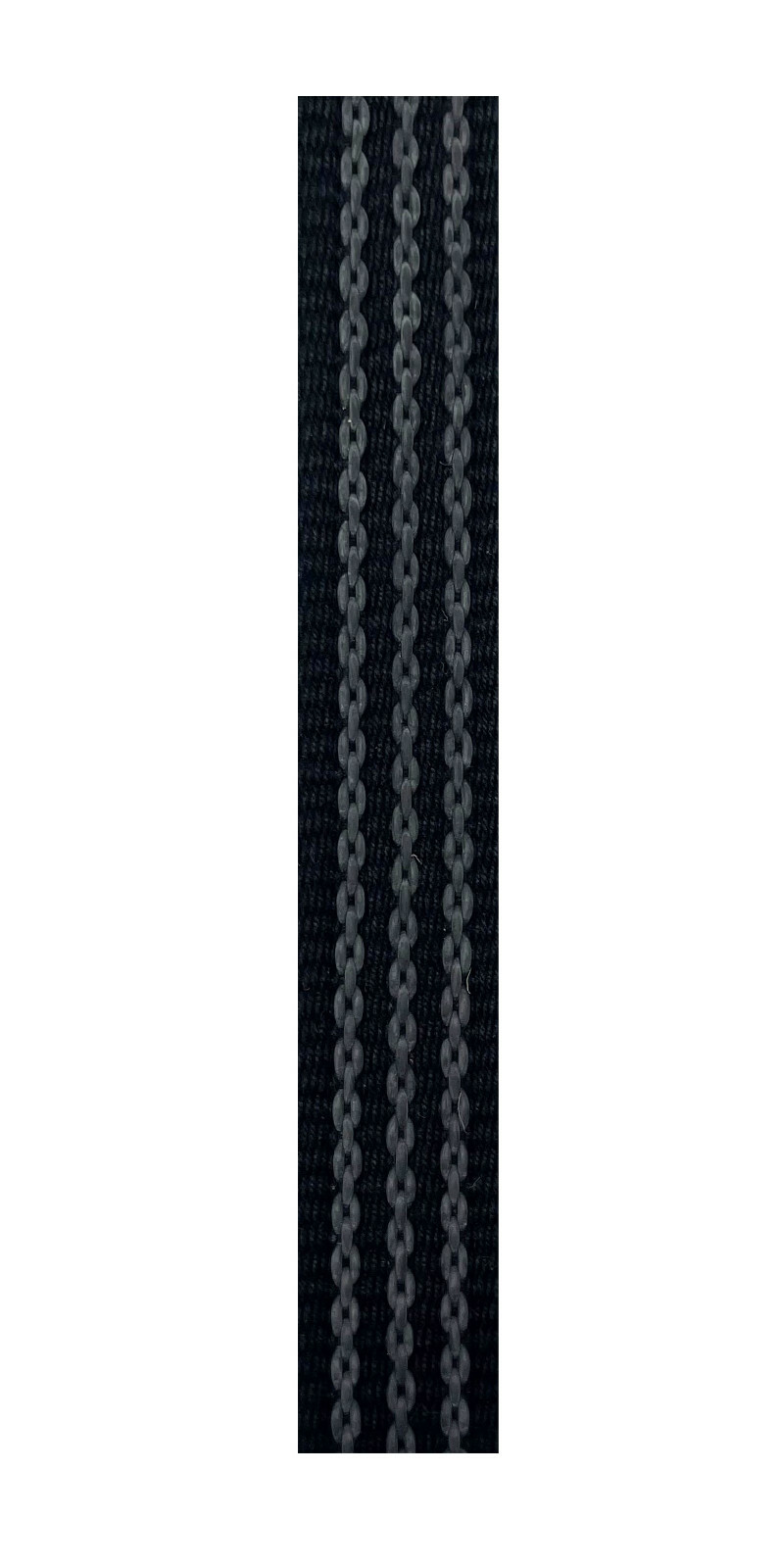 Black 25mm Rein Webbing - Rubber Gripper Rein webbing - UK Manufactured - Bags