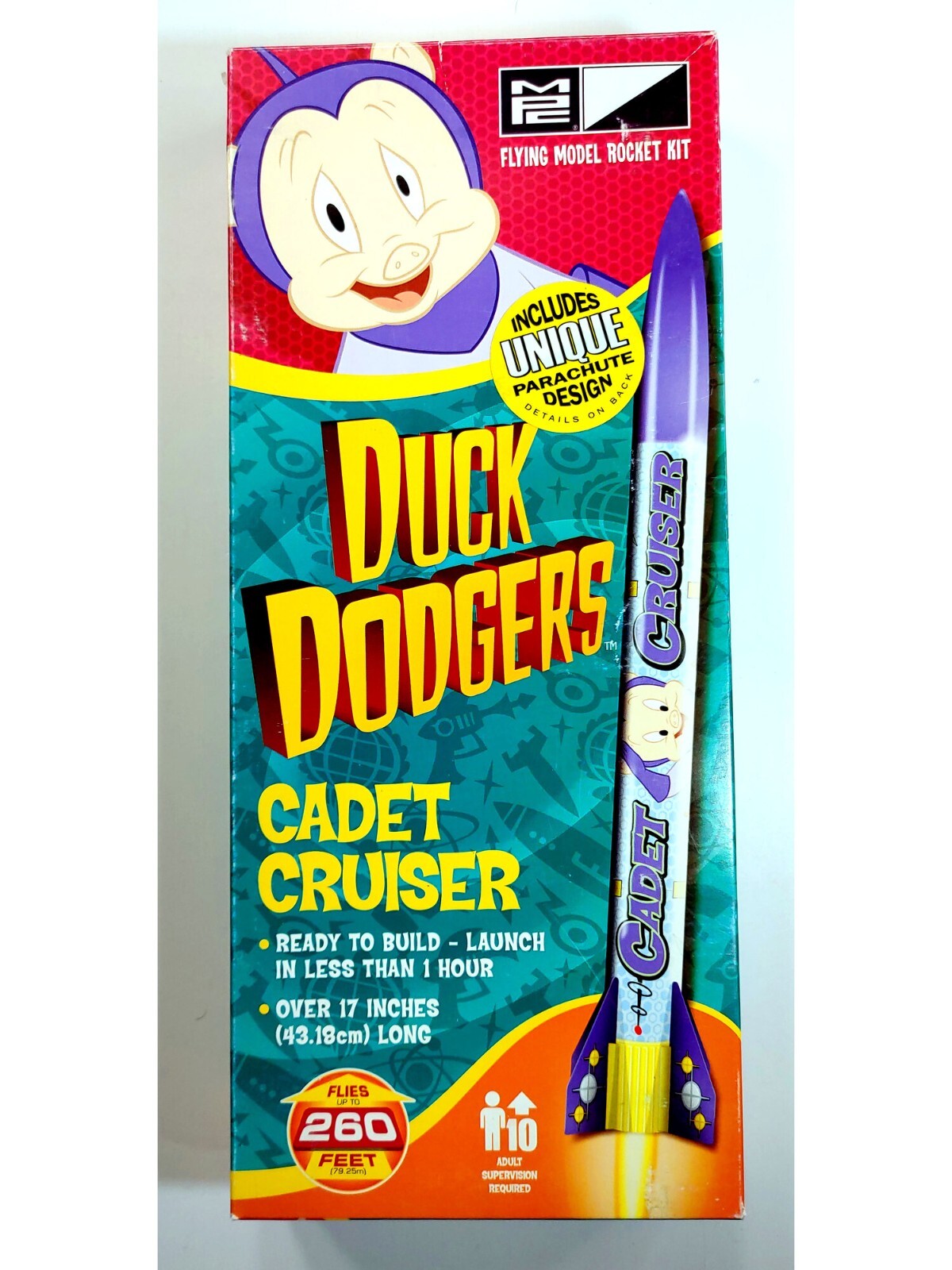 MPC - Duck Dodgers Cadet Cruiser Flying Model Rocket Kit