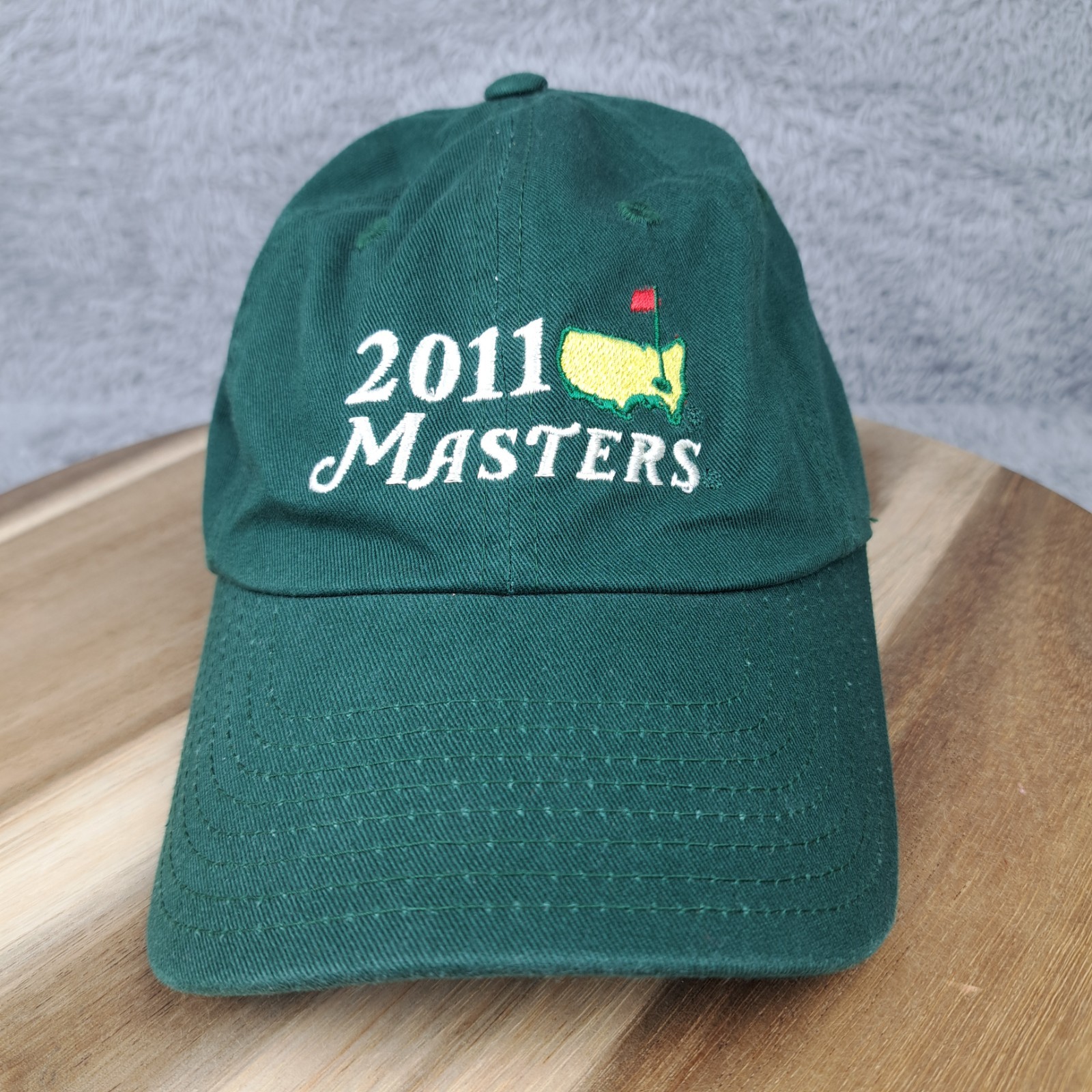 Masters Hat Cap Strap Back Green Golf 2011 American Needle 75th Anniversary