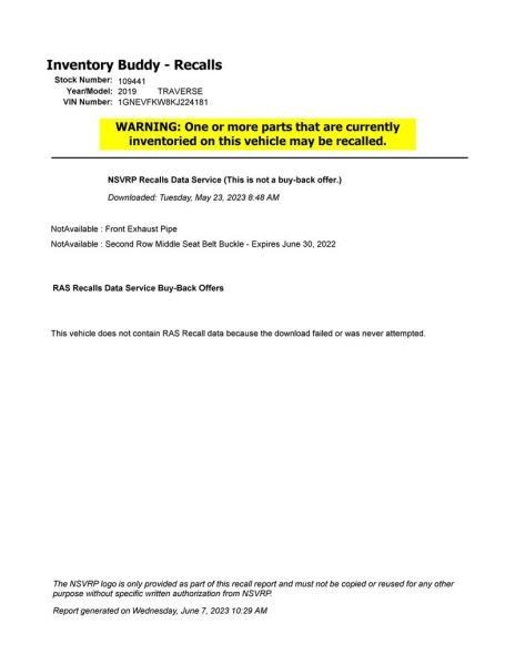 18 19 20 21 Chevrolet Traverse Jack and Tool Set