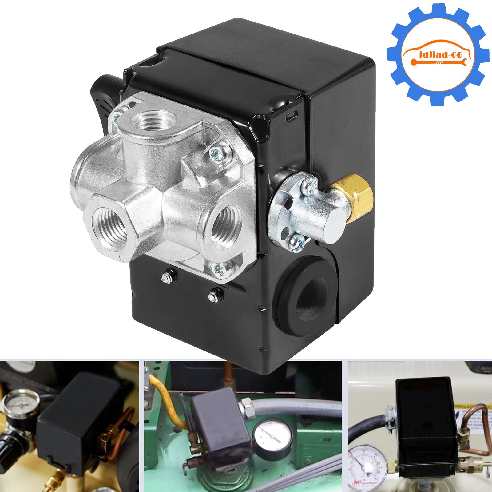 23474570 Pressure Switch W/Unloader and On/Off Lever 135-175 PSI