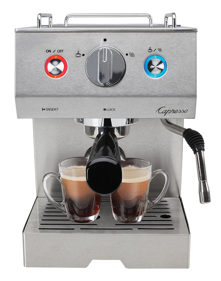 Capresso - Cafe Select Espresso Maker, Professional Stainless Steel (Silver)