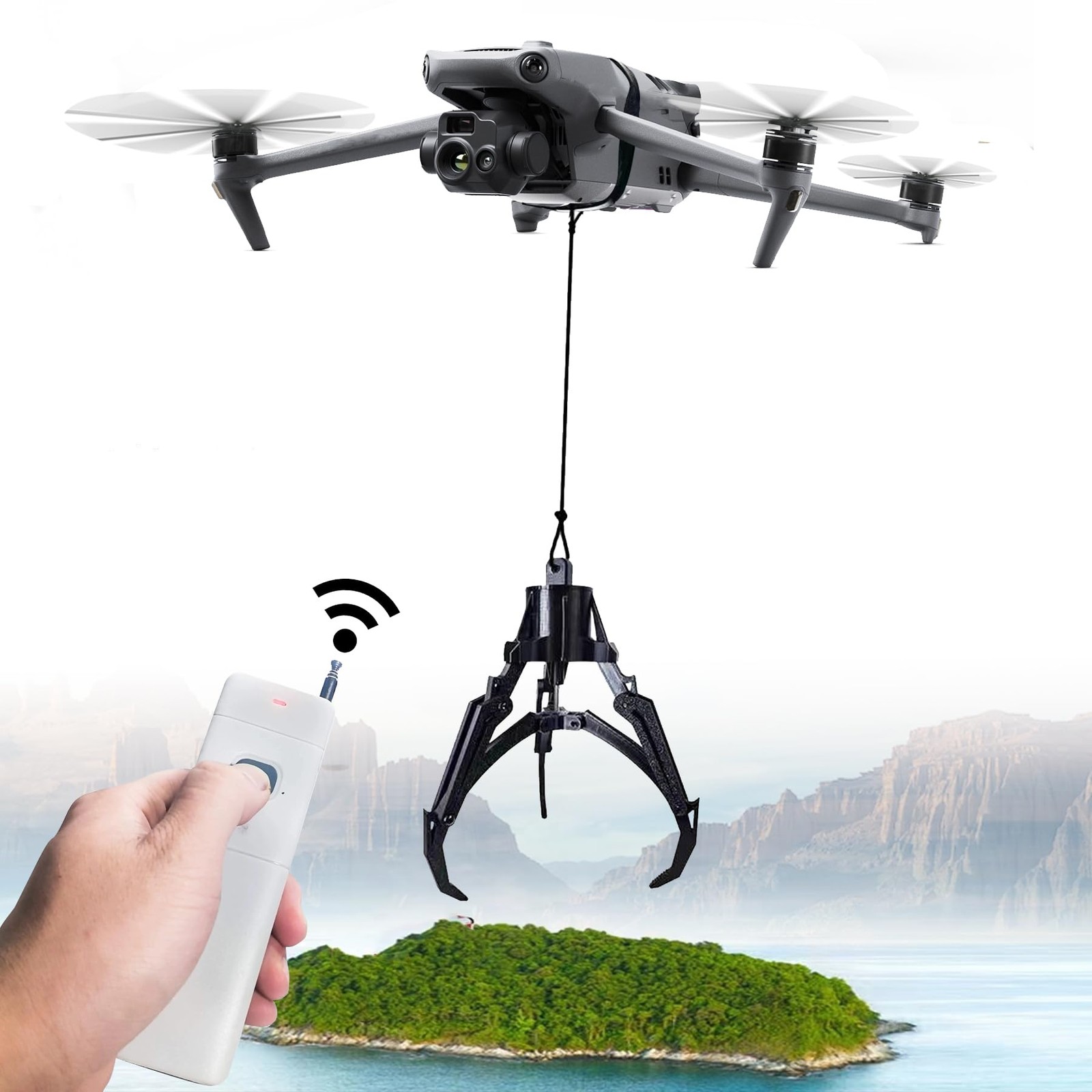 Cosaita Universally Drone Manipulator Claw Hook Small, Universal Airdrop A