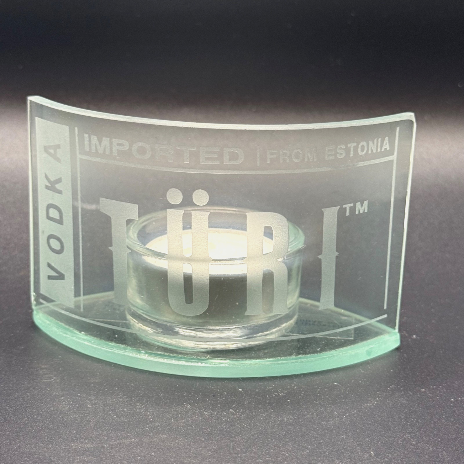 Turi Vodka Estonia Tealight Candle Holder - New in Box  Promo Bar Mancave Decor