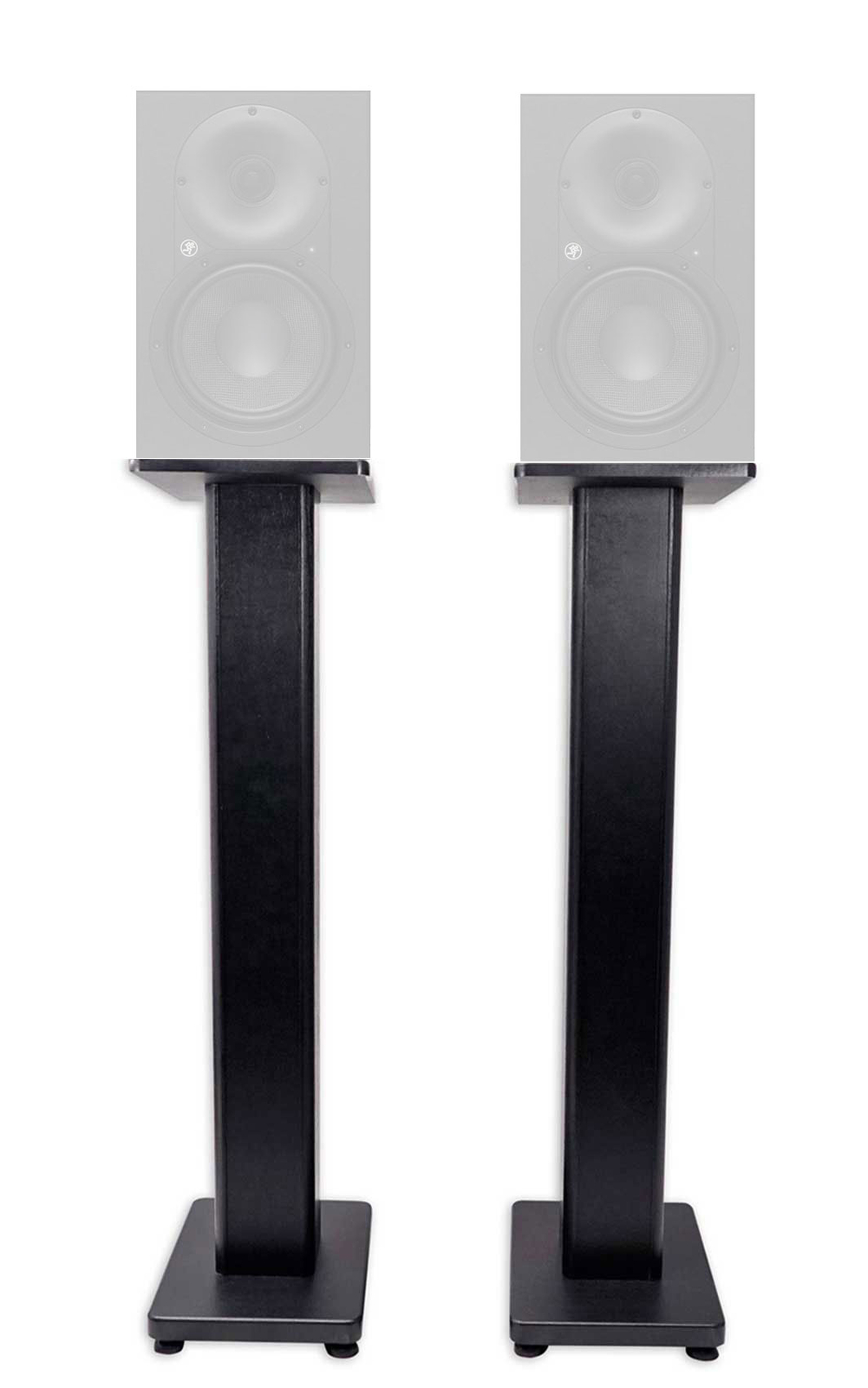 (2) Rockville 28" Studio Monitor Speaker Stands For Mackie XR824 Monitors