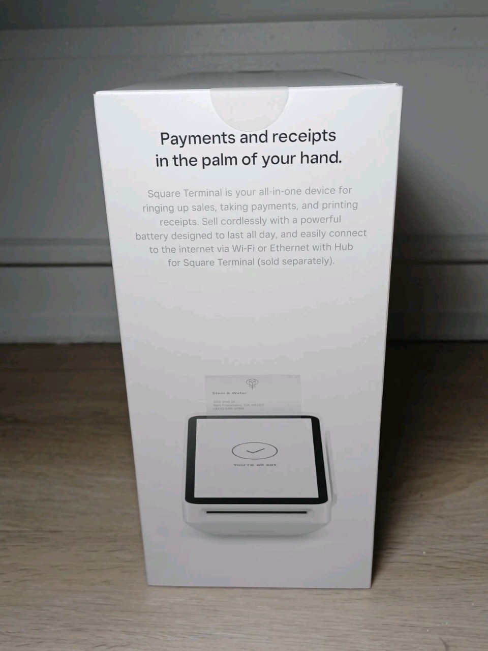 Sealed Square Terminal - Credit Card Machine | Mobile POS SPD2-01
