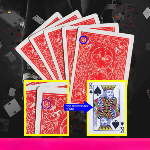 Marked Poker Cards Magic Trick Invisible Playing Cards Magician Props