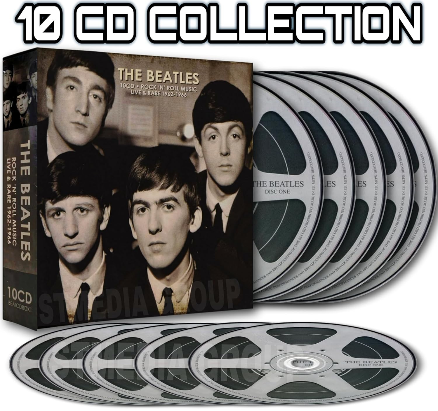 The Beatles – Rock 'N' Roll Music Live And Rare 1962 To 1966 10 CD Box Set