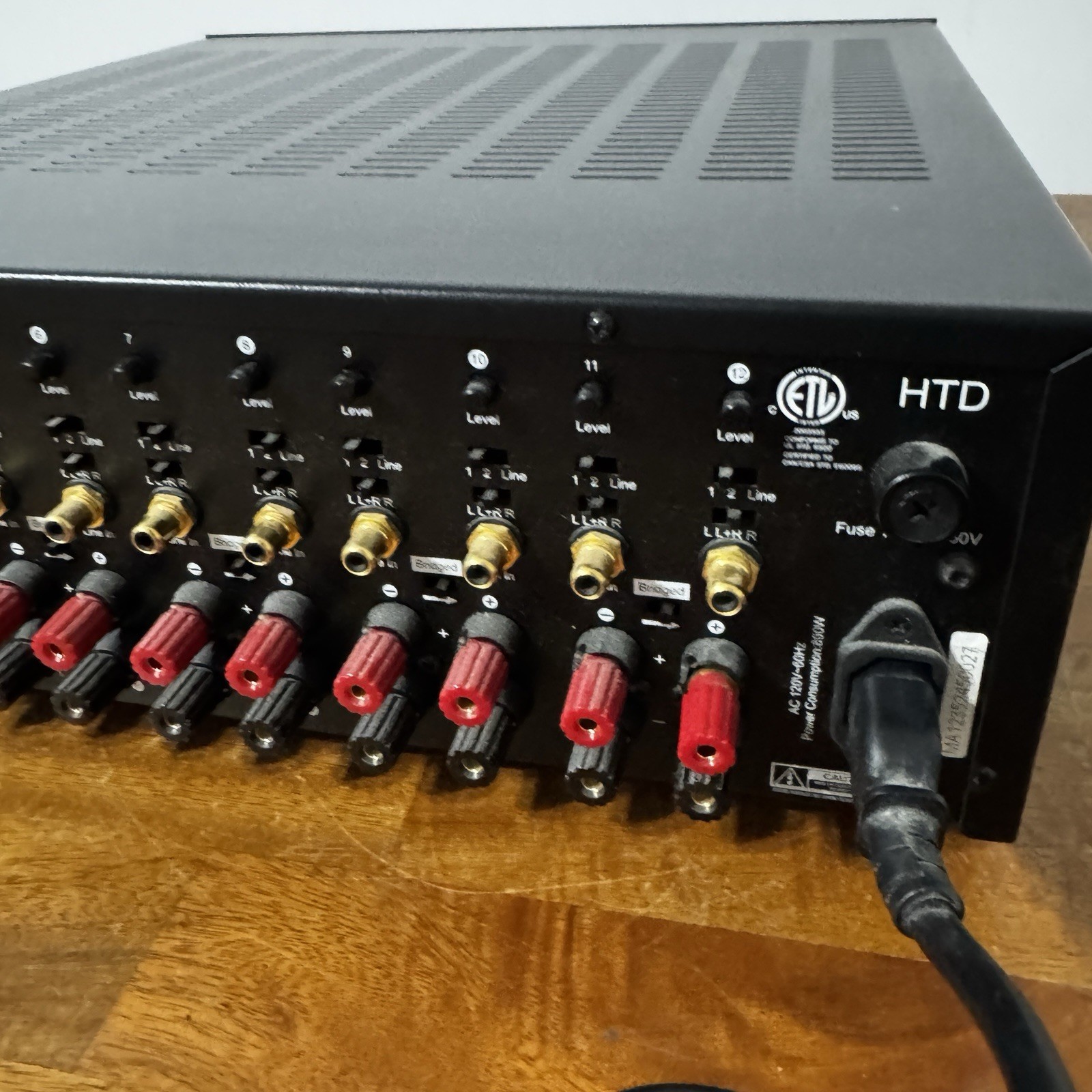 HTD MA-1235 High Efficiency 12 Channel Amplifier Tested works
