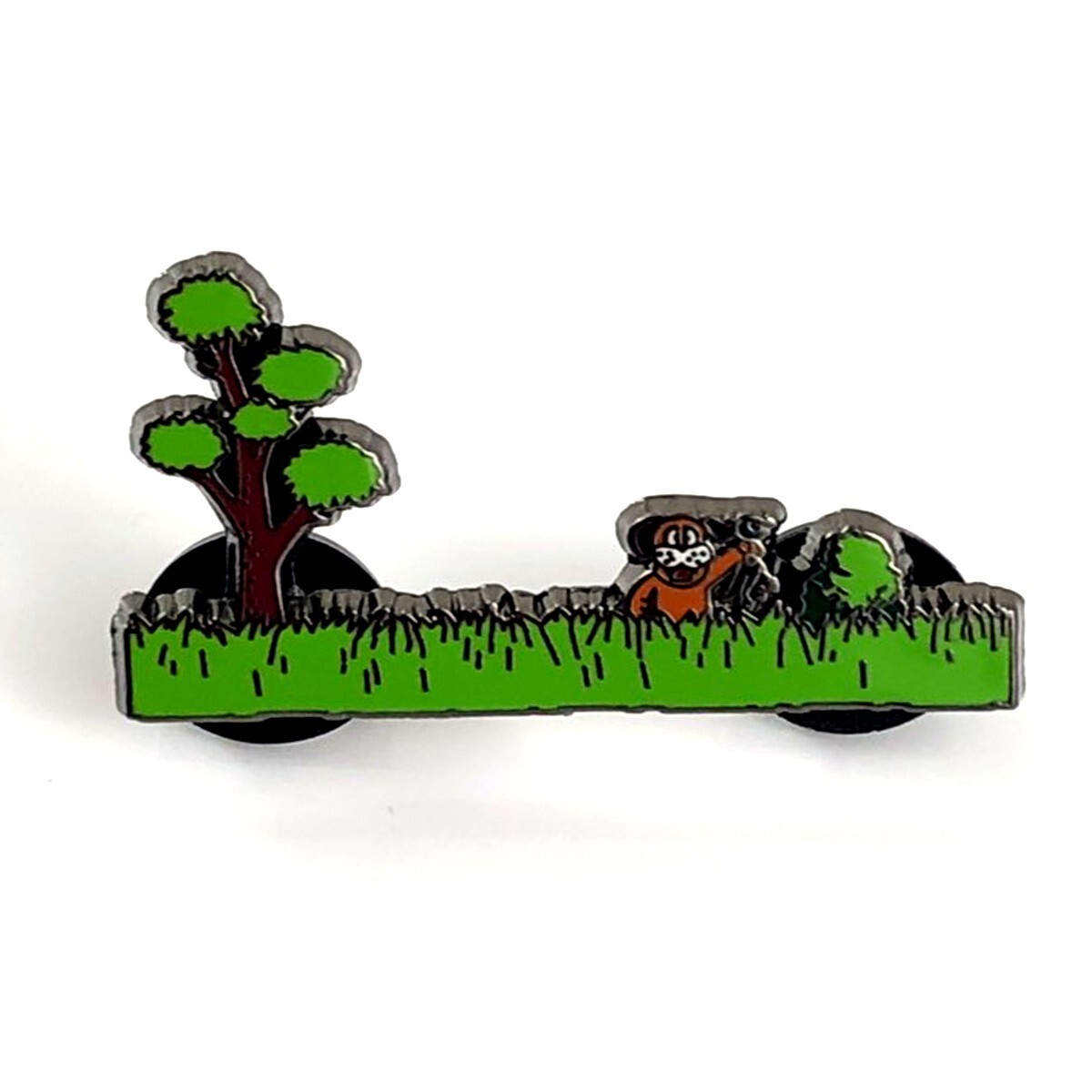 Phantom Pins - Duck Hunt Dog Scene Nintendo NES 1.25" Hard Enamel Pin
