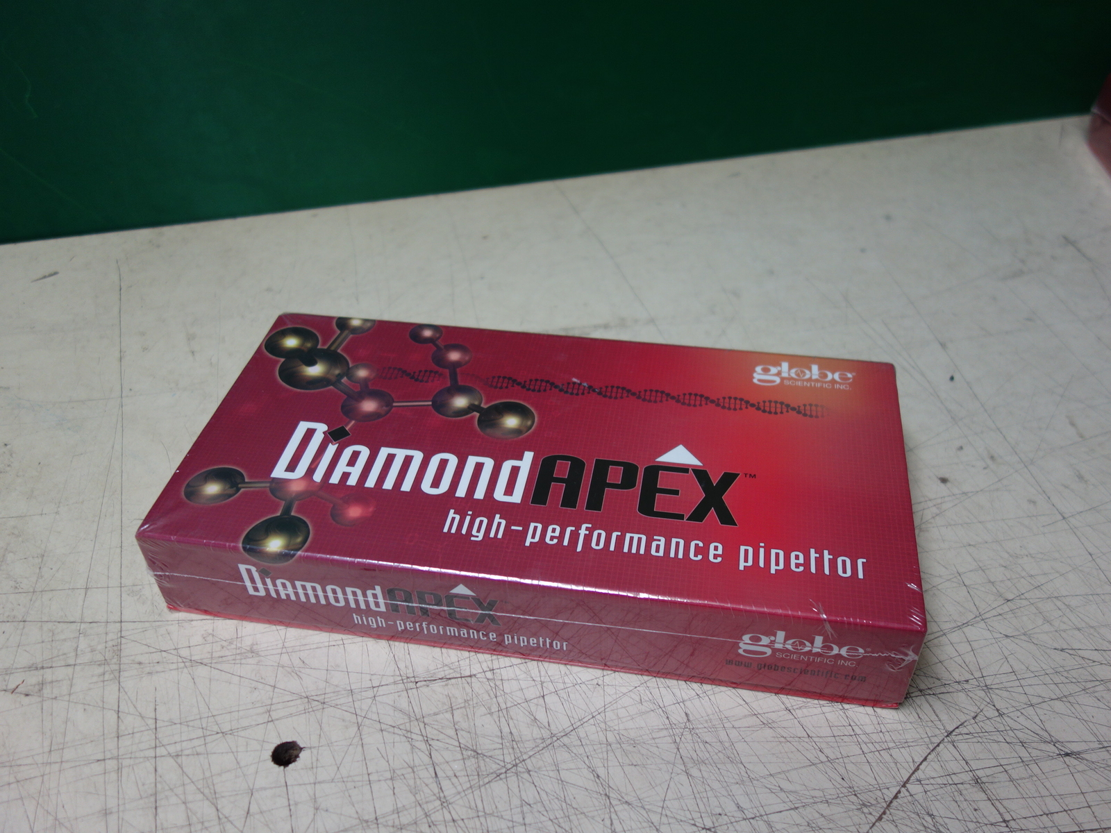 GLOBE DIAMOND APEX 1000 uL Green HIGH-PERFORMANCE PIPETTOR 3352-1000 * NEW