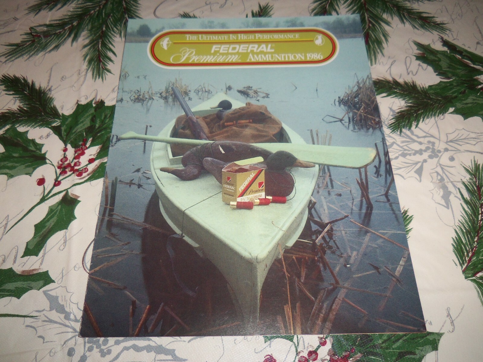 1986 Federal Premium Ammunition Brochure ULTIMATE IN HIGH PERFORMANCE NICE LOOK!