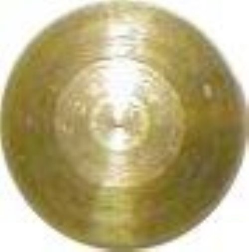 Small Drawer Round Brass Knob - 7/16" vintage antique pull drawer