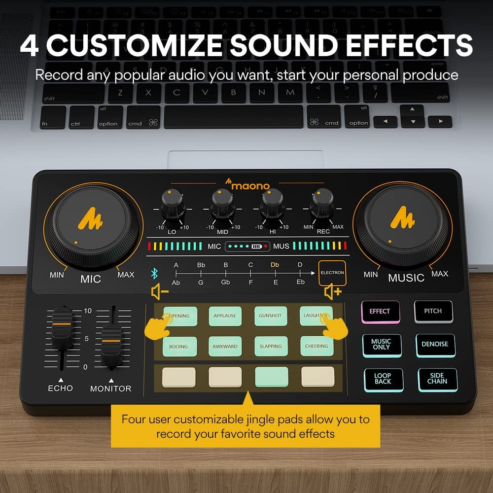 Podcast Equipment Bundle Kit Microphone Audio Sound Interface Recording Studio
