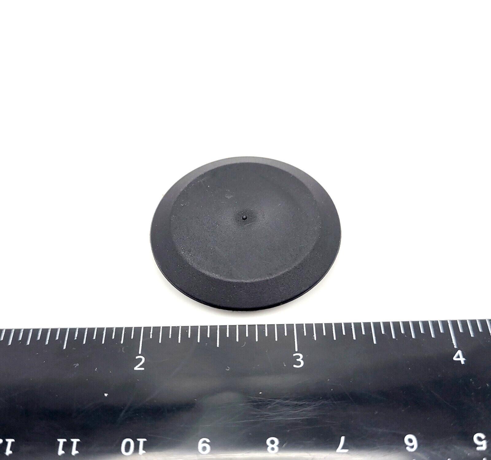 Truck Bumper Hole Plugs 1" Black Auto Sensor PE Cover 1 5/16" Top 12 Pack