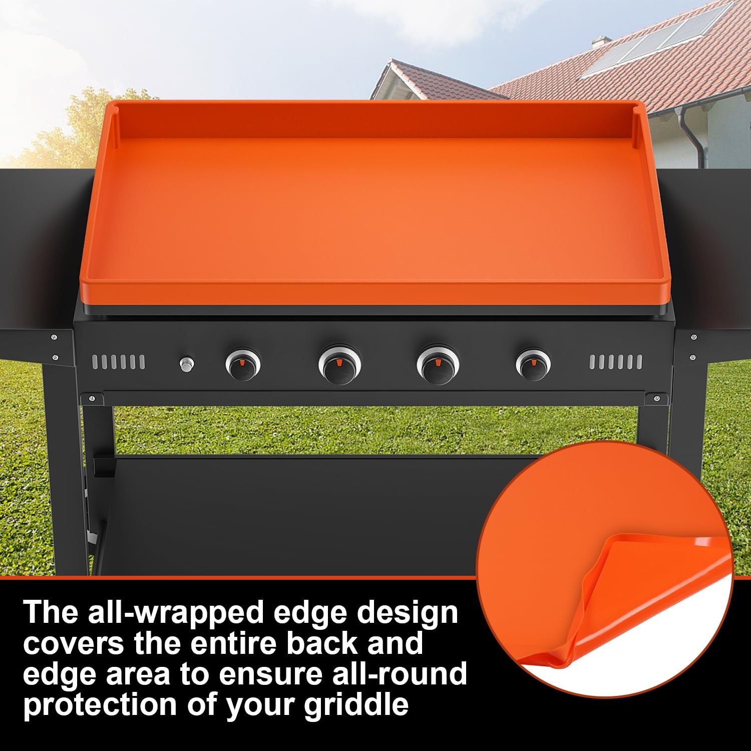 ​Silicone Grill Cover for Blackstone 28 Inch Griddle | Full Coverage Protecto...