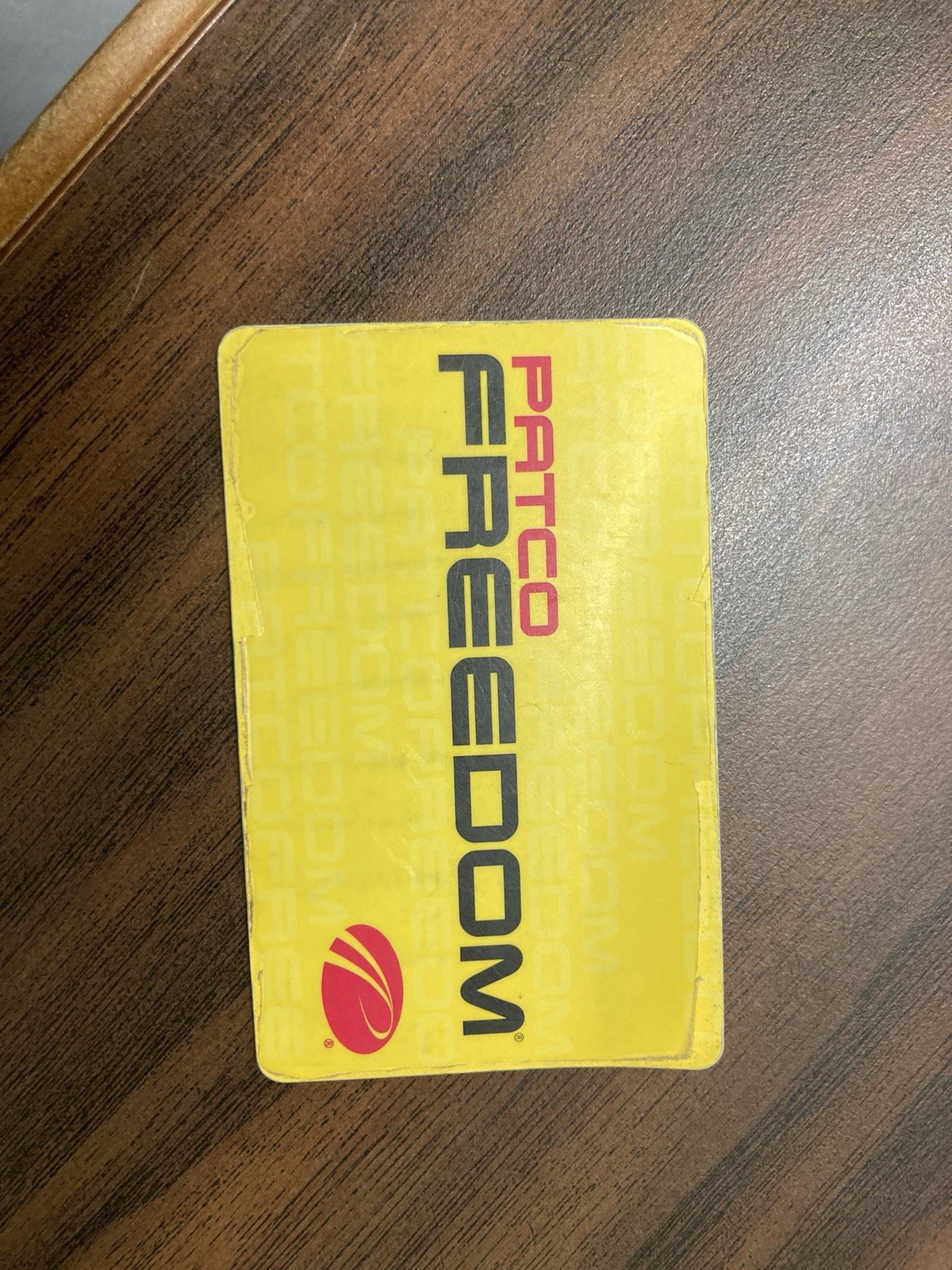 Patco Freedom Card Balance $190.60 Train Transit New Jersey Philadelphia