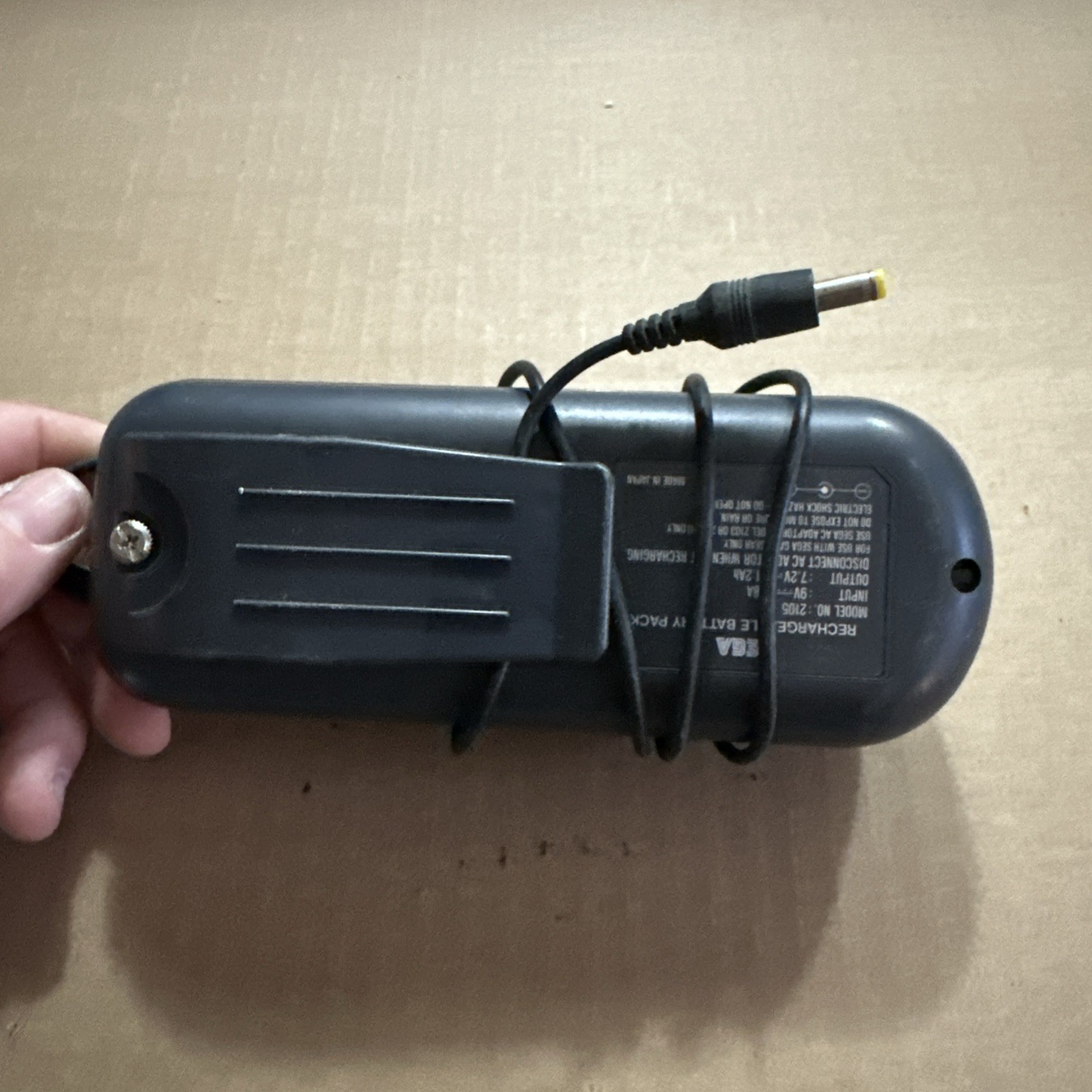 Sega Game Gear Official Rechargeable Battery Pack Model 2105