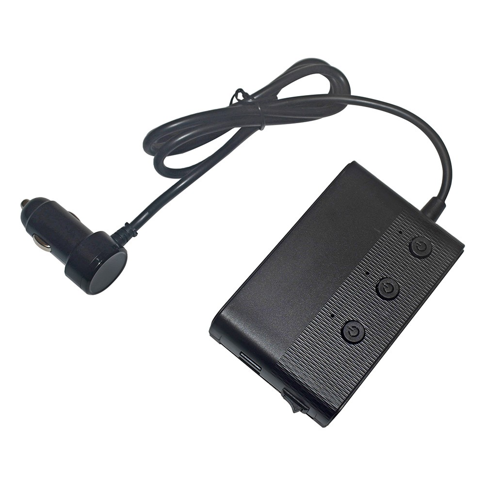 3 Way Car Cigarette Lighter Socket Splitter USB Fast Charger Power Adapter 12V