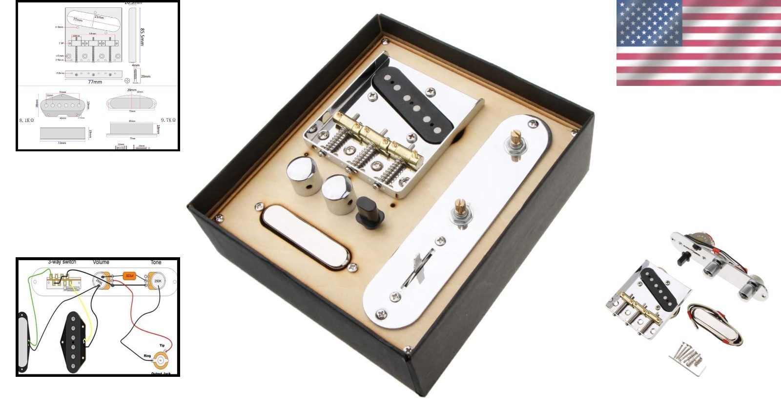 Fender Electric Guitar Bridge Set