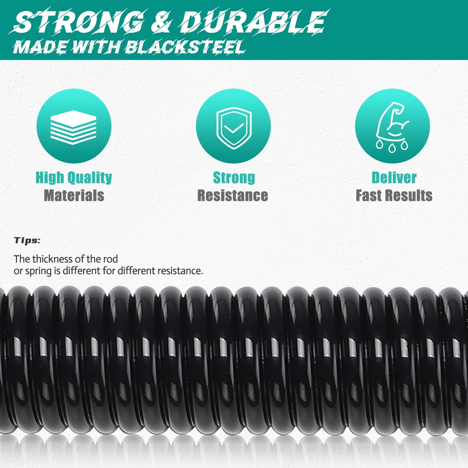 Power Twister Bar (66LB) – Arm & Forearm Workout Equipment for Men & Women, H...