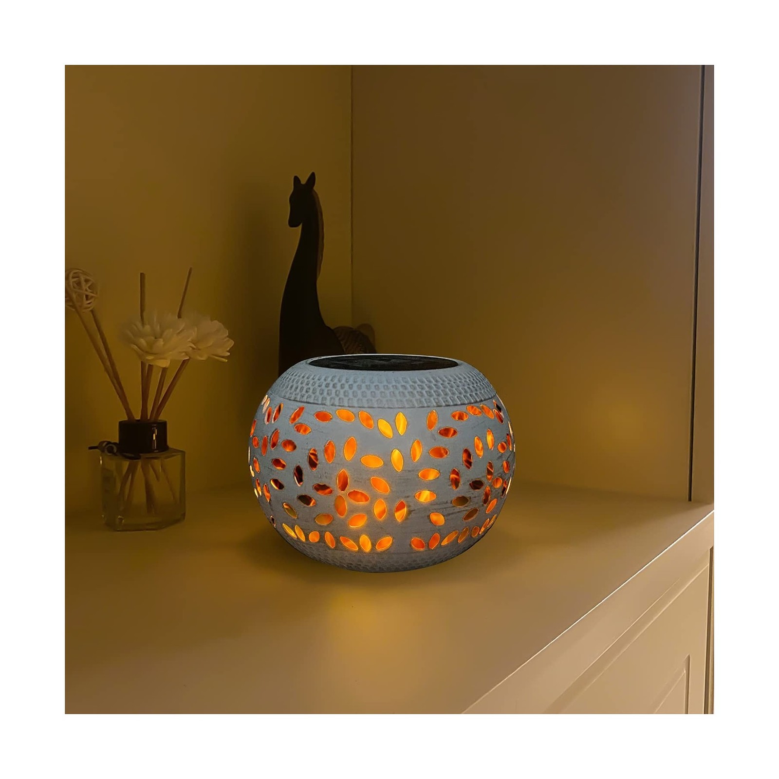 Solar Table Lights Outdoor Waterproof - Dancing Flickering Flame La... Fast Ship
