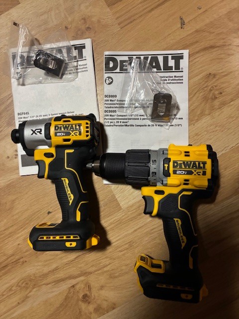 DEWALT DCK250 XR 20V MAX Brushless Compact Impact & Hammer Drill Combo Kit