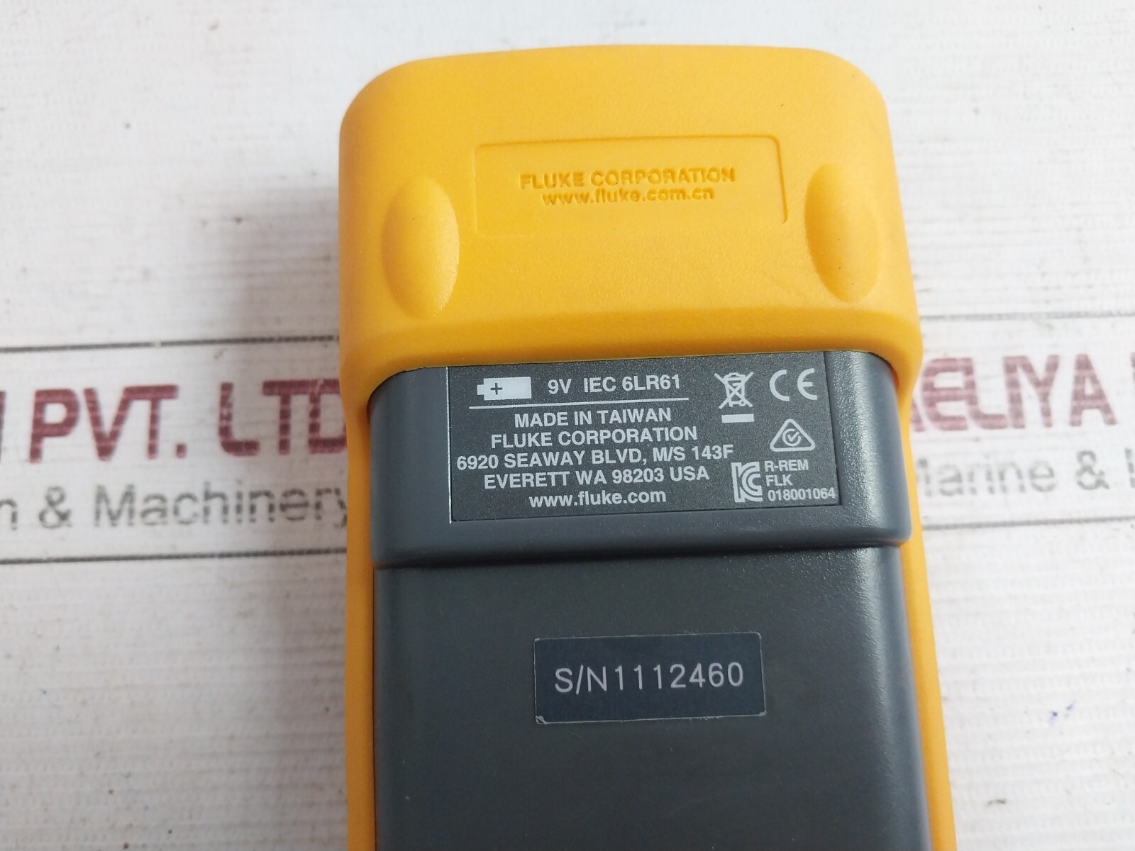 Fluke 925 Impeller Anemometer Meter Wind Velocity Temperature 018001064