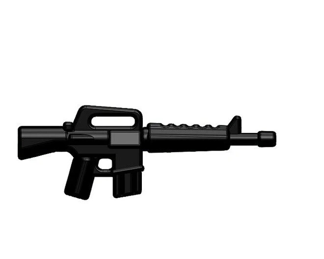 M16 Vietnam Era Carbine Assault Rifle Compatible With Toy Brick Minifigures