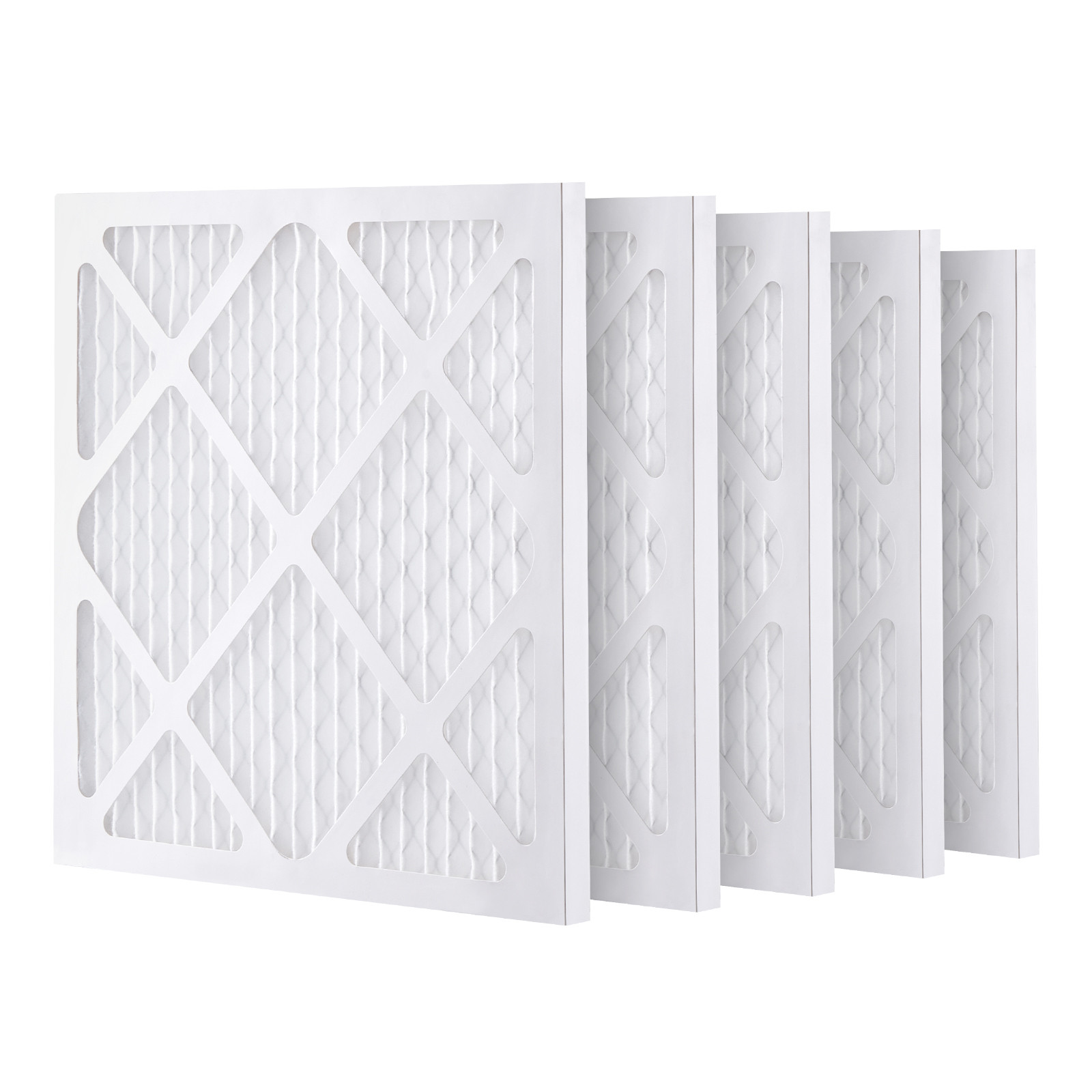 VEVOR 5Pack Active Carbon Filters Replacement 15.75'' x 15.75'' for Air Scrubber
