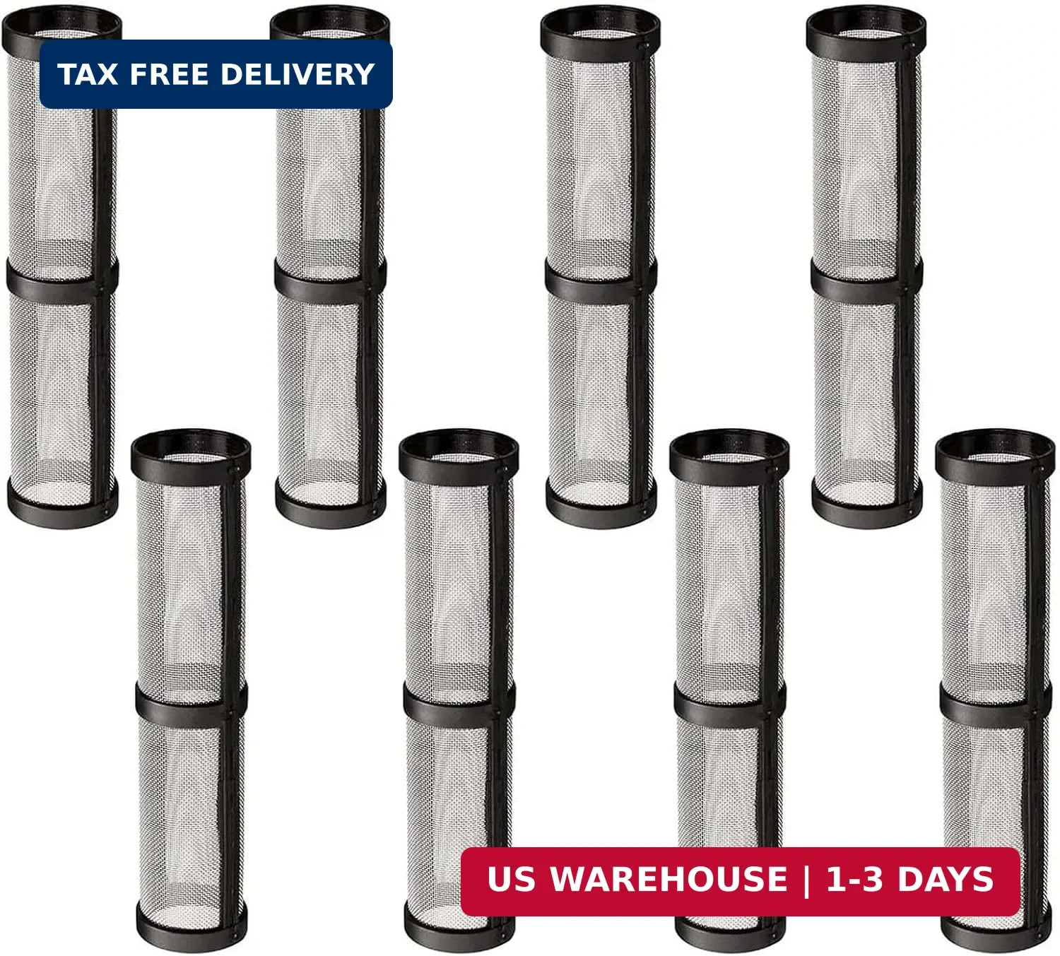 8-Pack 246384 60-Mesh Pump Manifold Filters, Fits Graco 390 395 490 495 595 | Re