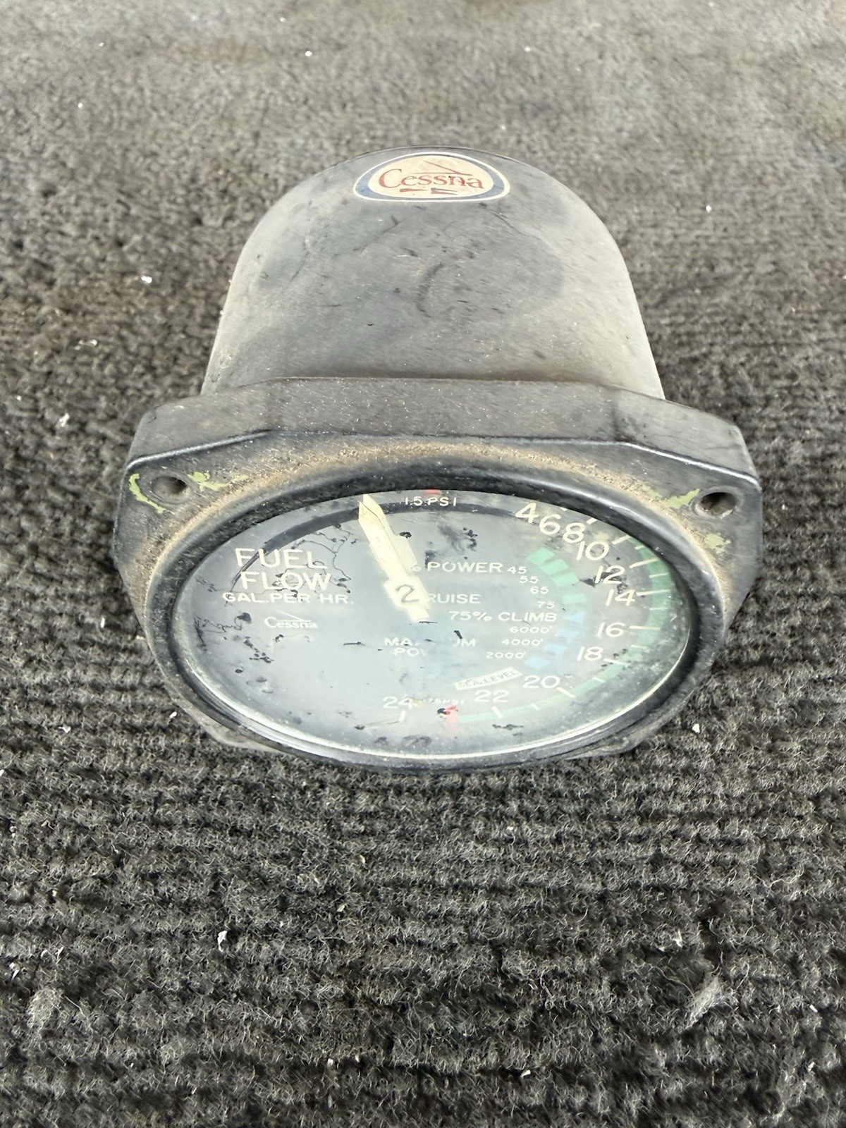 Cessna CM2650L2 Dual Engine Fuel Flow Indicator Garwin 22-8631 Instrument Core