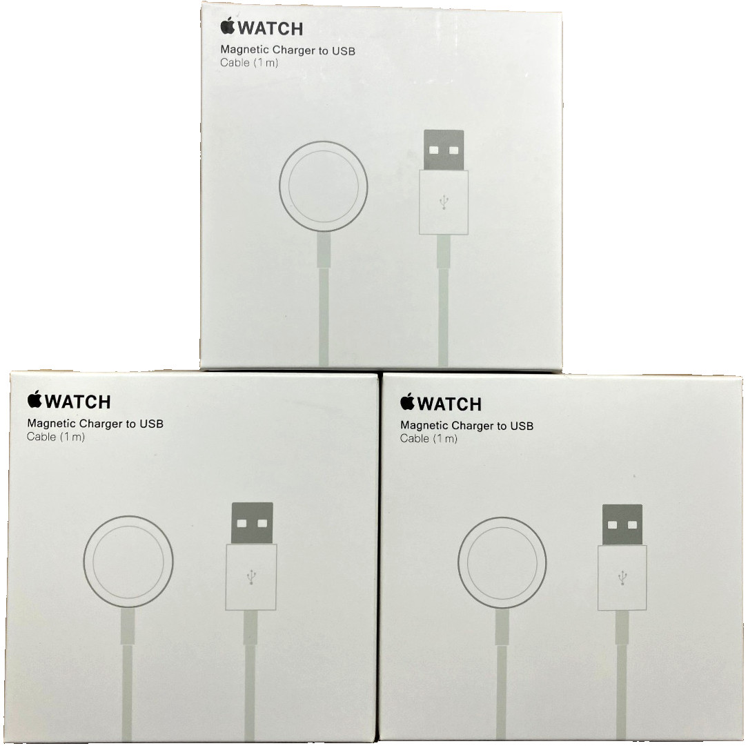*Bulk Lot of 3pcs* Apple Watch Magnetic Charger To USB Cable (1m)