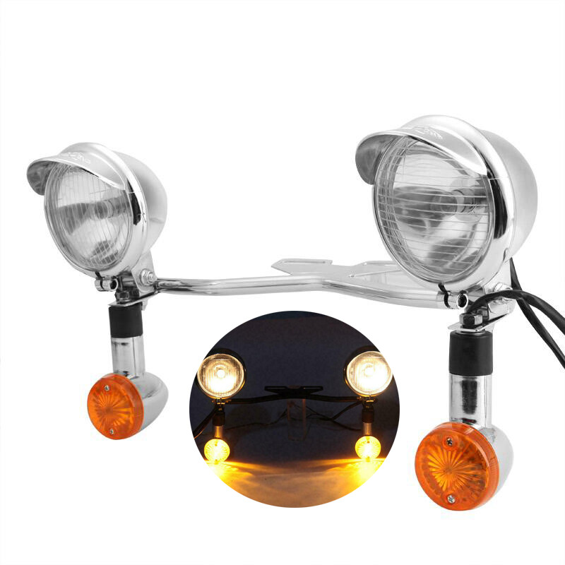 Passing Turn Signal Spot Fog Light Bar For Suzuki Boulevard C50B C50C C50T C90