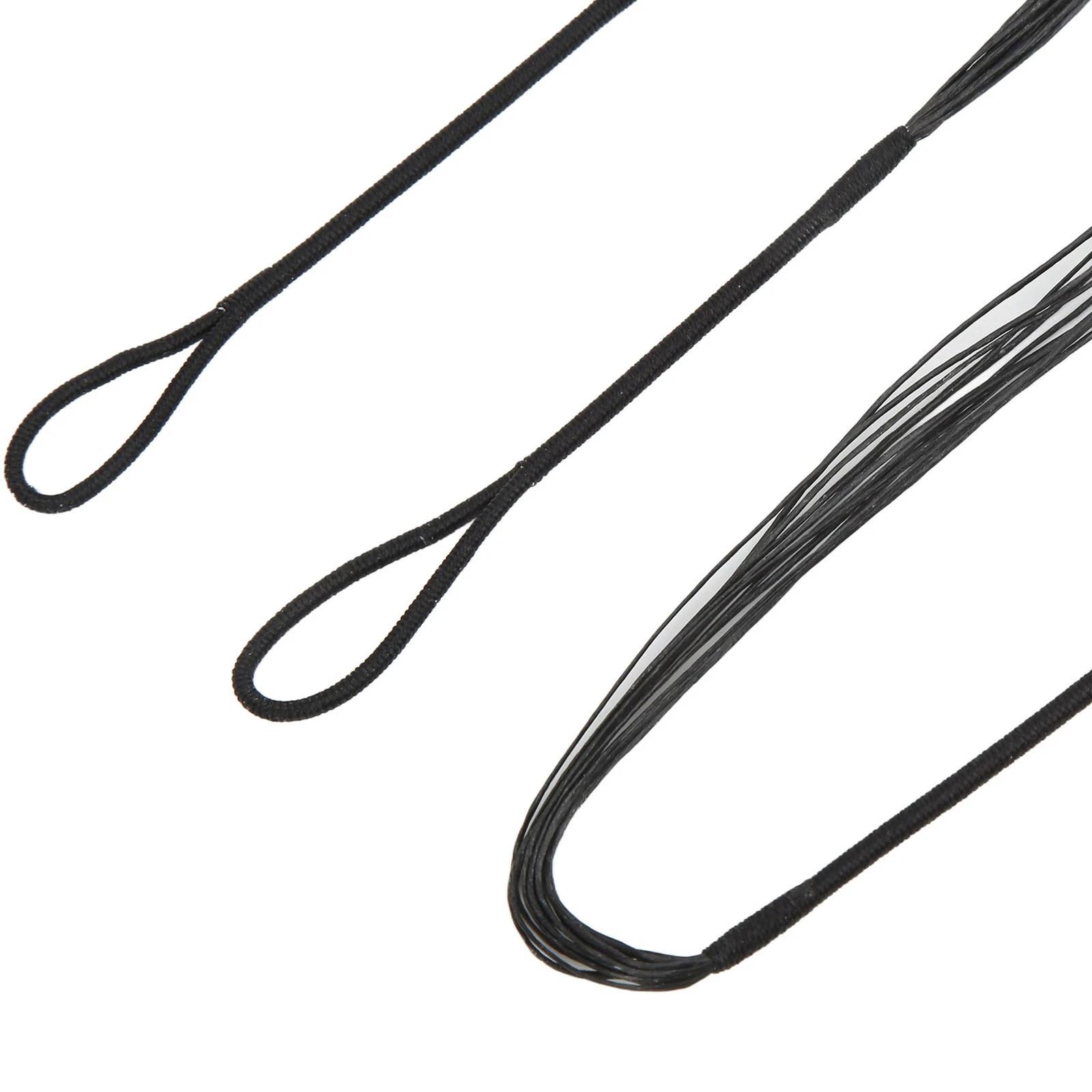 53" Replacement Archery Bow String for Traditional Bow Longbow Recurve Bow Black
